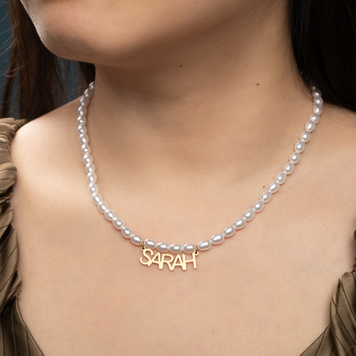 Personalized Pearl Name Necklace My Little Necklace