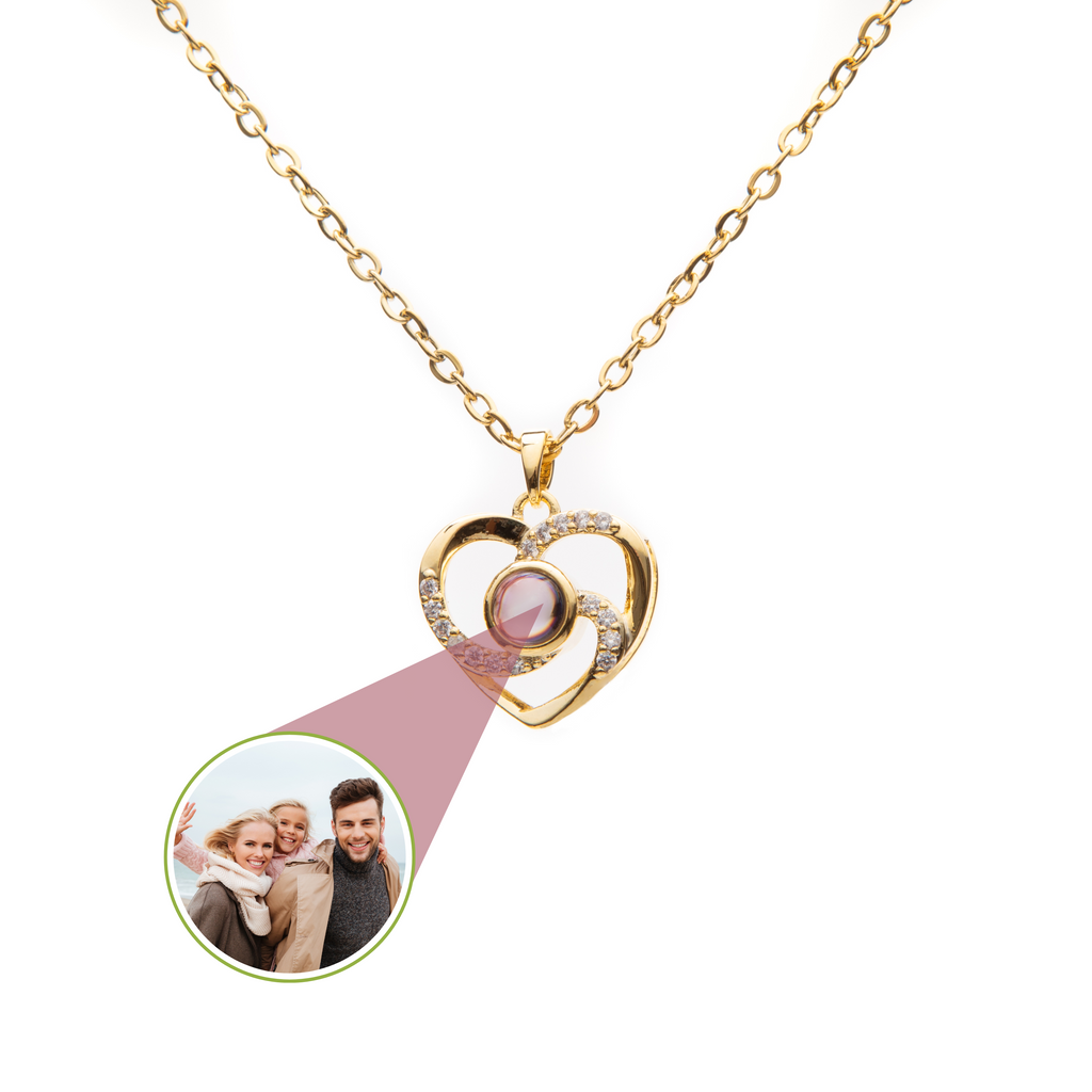 Mystery Projection Pendant – Triple Heart, Triple Love