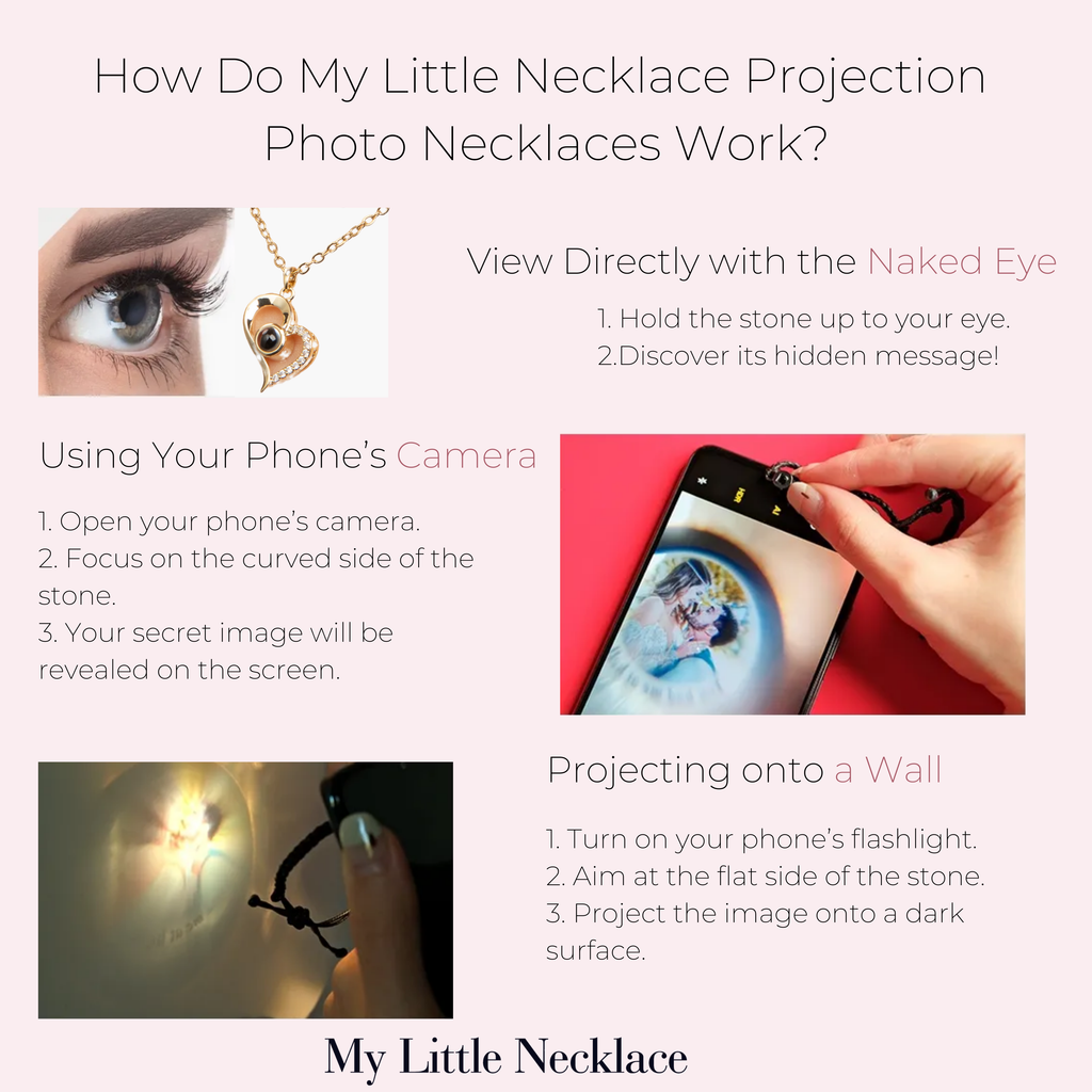 Mystery Projection Pendant – Lucky Clover Charm