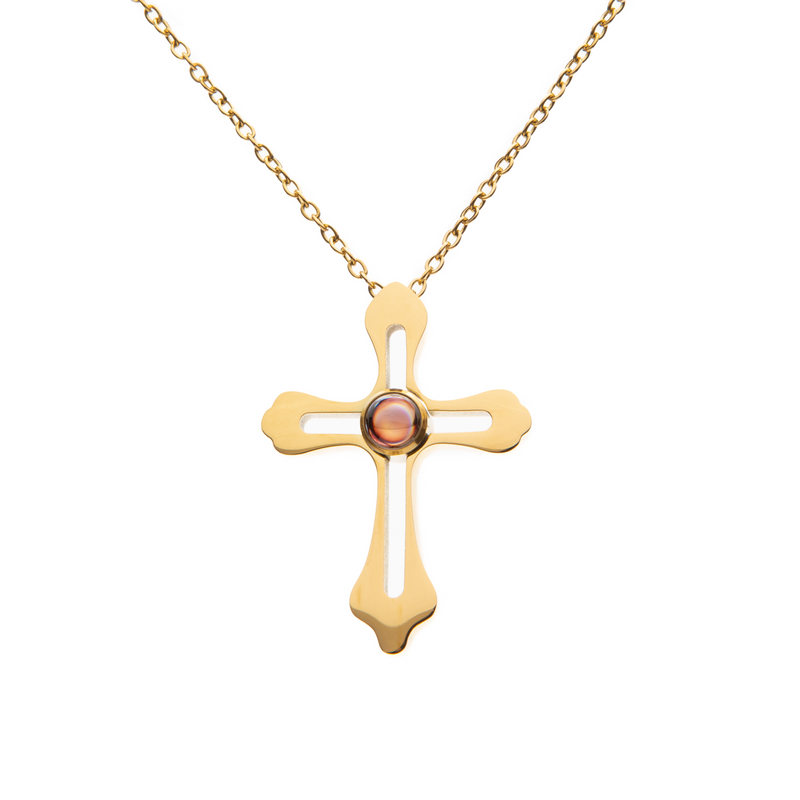 Mystery Projection Pendant – Timeless Cross of Faith