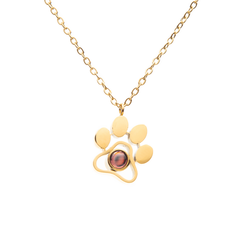 Mystery Projection Pendant – Paw Print of Devotion