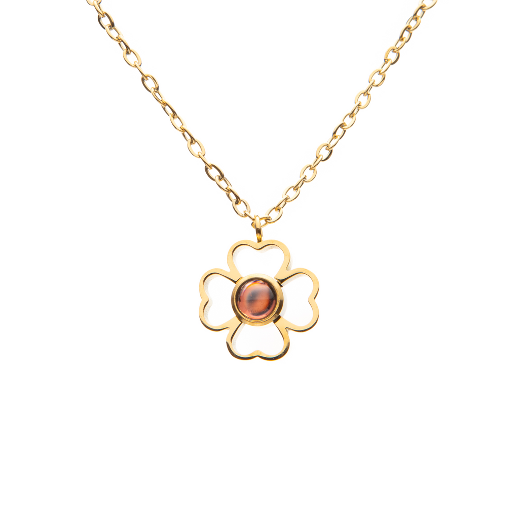 Mystery Projection Pendant – Lucky Clover Charm