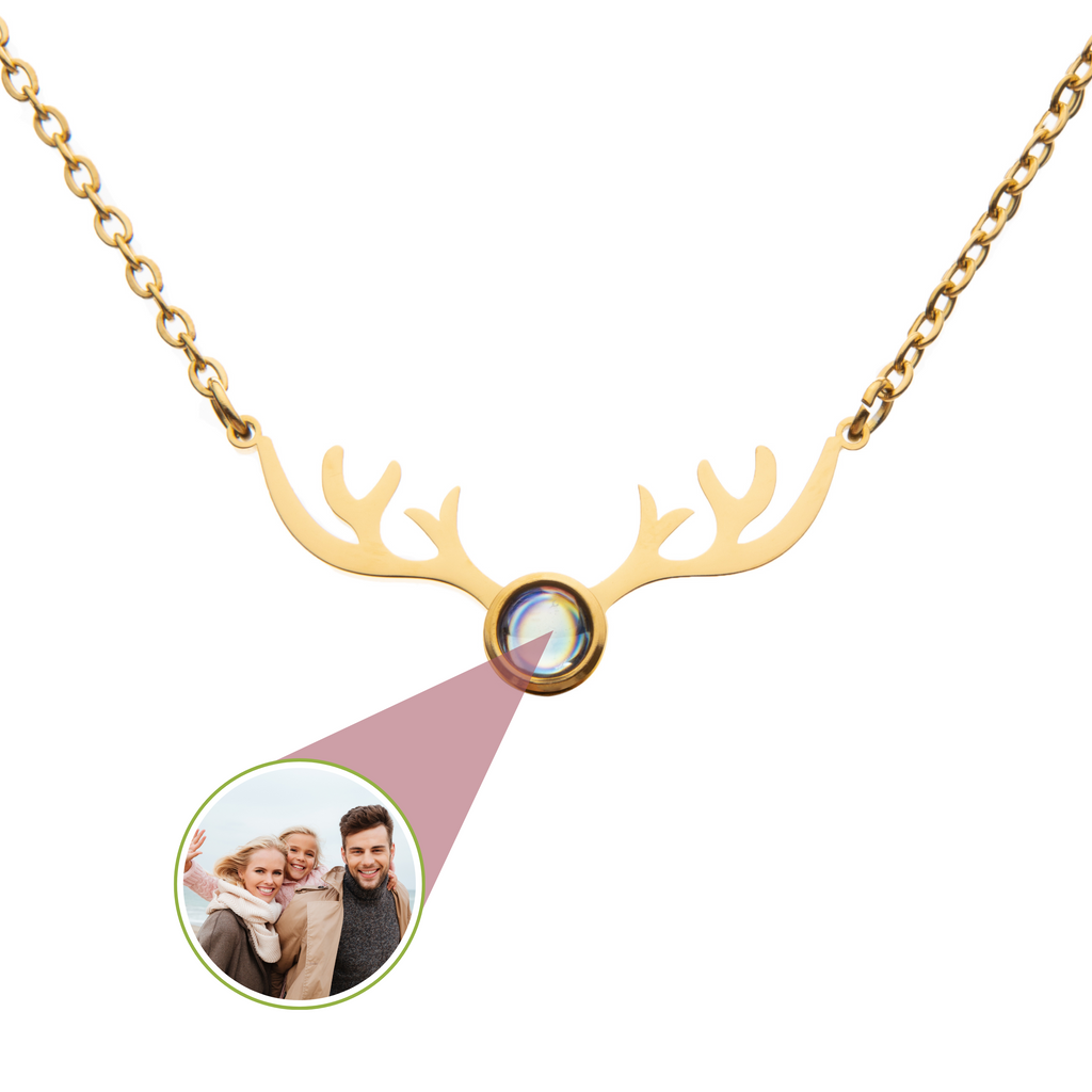 Mystery Projection Pendant – Deer’s Graceful Love