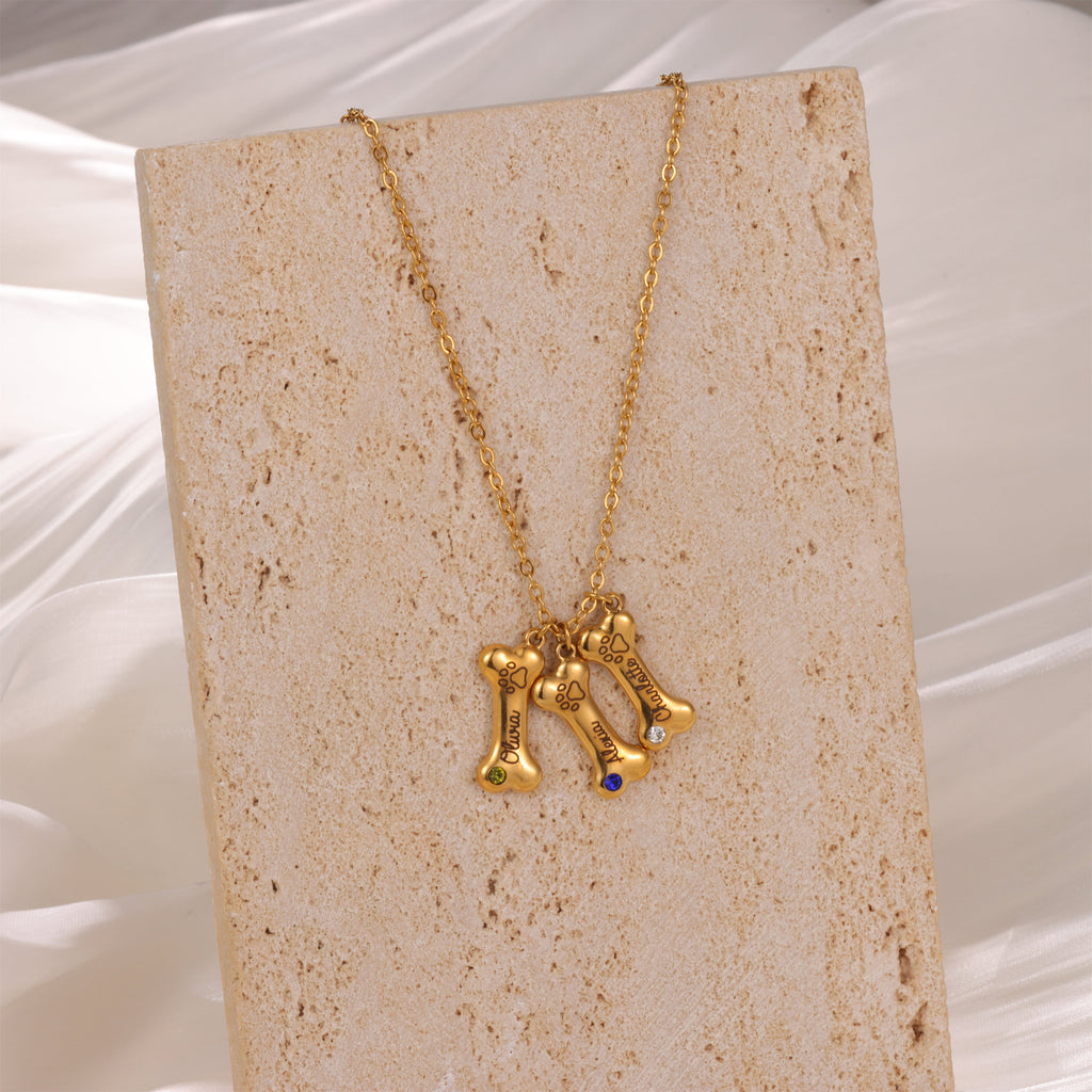 Personalized Bone Necklace