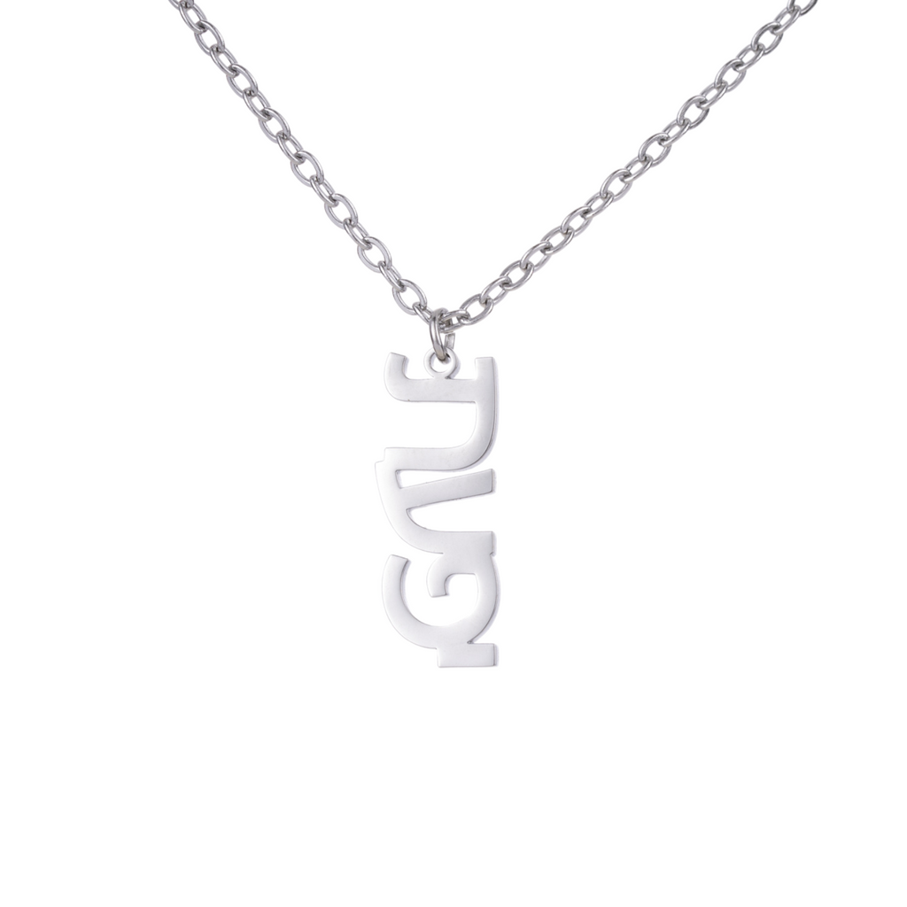Hebrew Customizable Signature Necklace