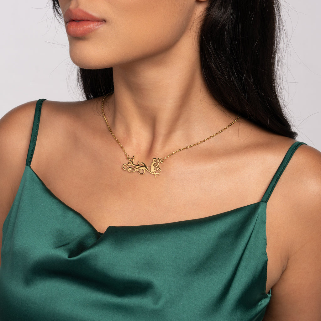 Arabic Enchanted Fairy Name Necklace