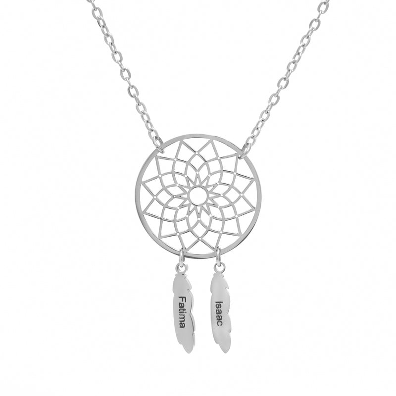 Dreamcatcher Name Necklace