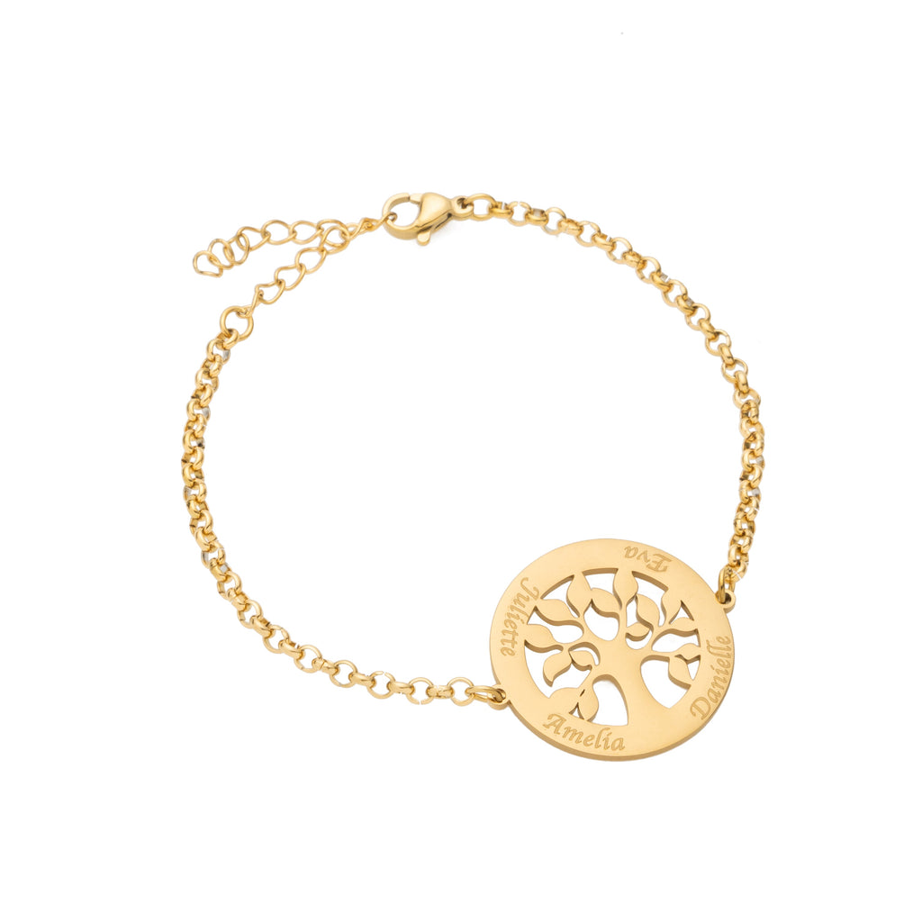 Personalized Tree of Life Bracelet