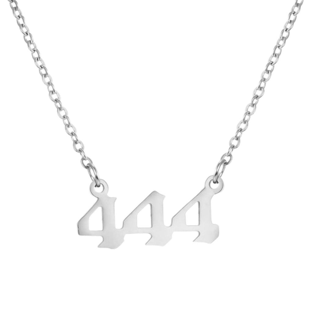Lucky Angel Number Custom Gothic Necklace