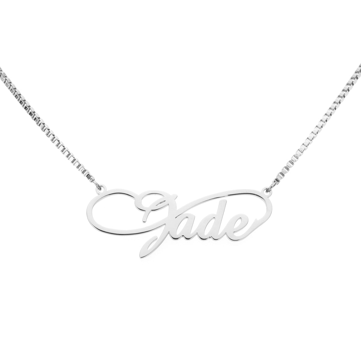 Infinite Name Necklace with Fine Chain My Little Necklace