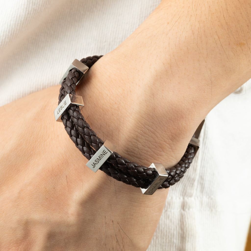 Customizable Braided Bracelet for Men