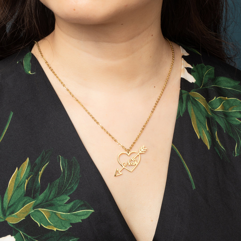 Cupid Name Necklace