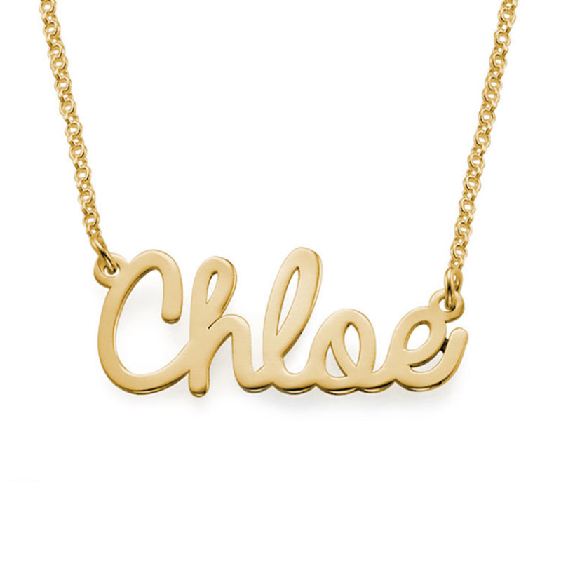 Personalized Cursive Name Necklace