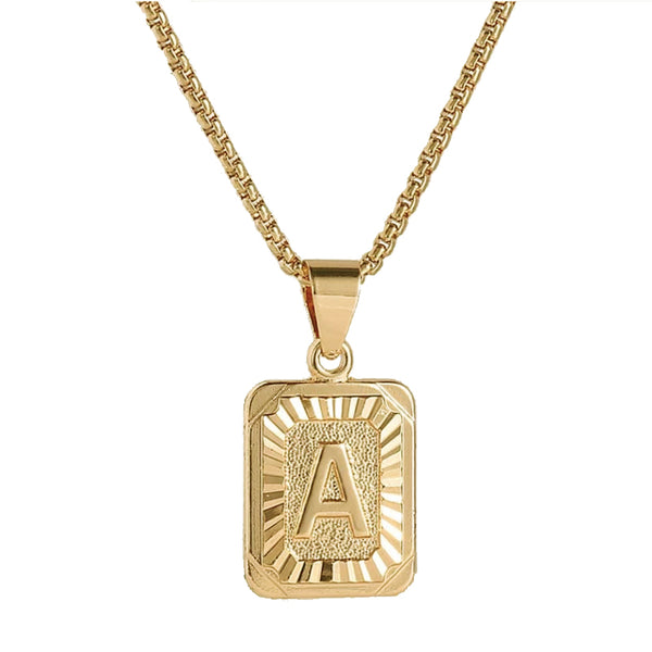 Square Monogram Necklace – Monogram Lane